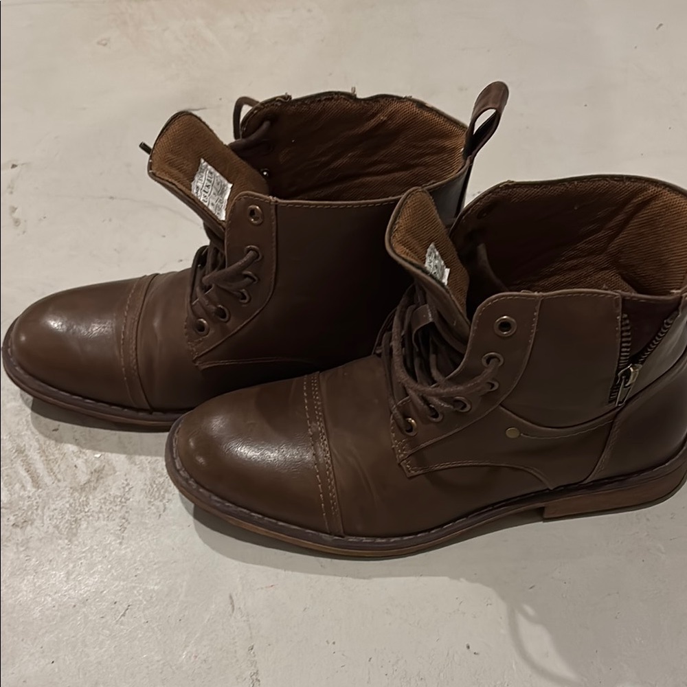 Brown Leather Men's Boots